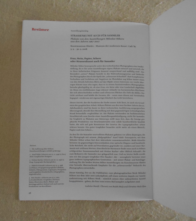 Umění pro ulici i sběratele - katalog k výstavě 2008