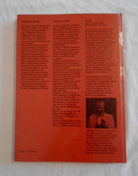 Eberhard Weismann - Revierverhalten und Wanderungen der Tiere - 1978