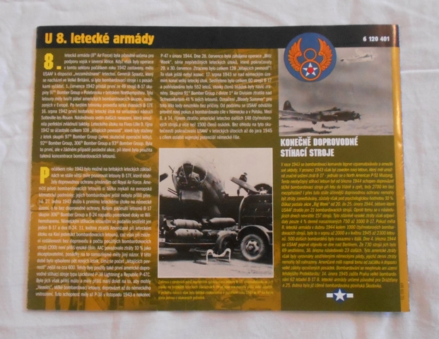 Reklamní objednávkový leták Boeing B-17 Flying Fortress - Atlas Editions
