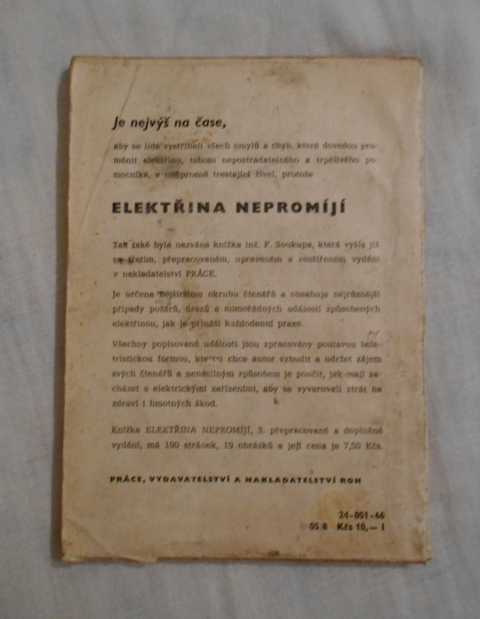 František Soukup - Zkoušky elektrotechniků - Práce 1966