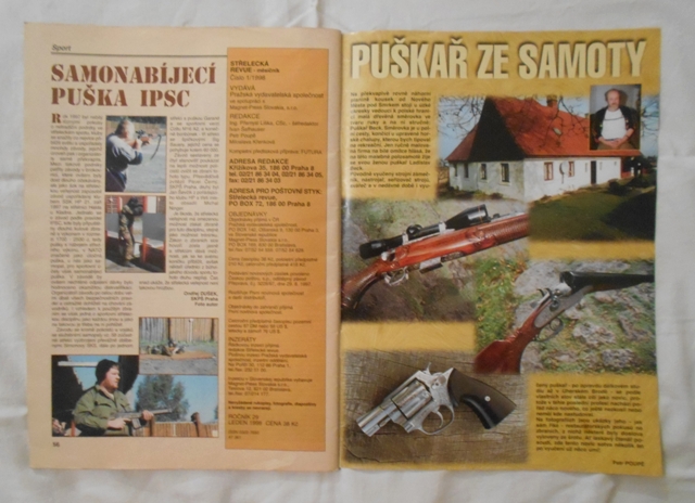 Časopis Střelecká revue rok 1998 číslo 1