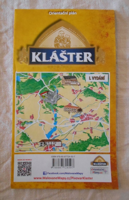 Propagační mapa Klášter - Pivovary Lobkowicz - Mladoboleslavsko