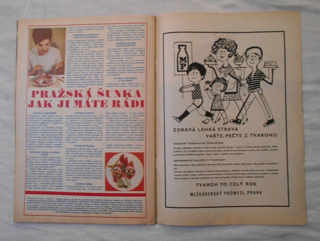 Časopis Praktická žena rok 1972 č. 5 se střihovou přílohou