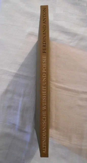 Ferdinand Anton - Altindianische Weisheit und Poesie - 1968