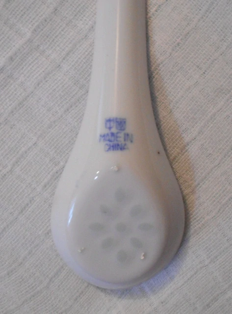 Rýžový porcelán zdobené lžíce sada 5 kusů