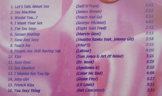 CD Let´s Talk About Sex - Cover versions