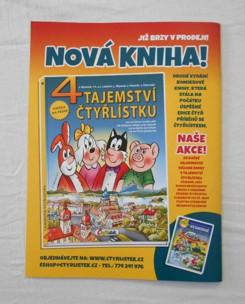 Časopis Čtyřlístek Mini číslo 2 / 2025 - Čtyřlístek na zahrádce