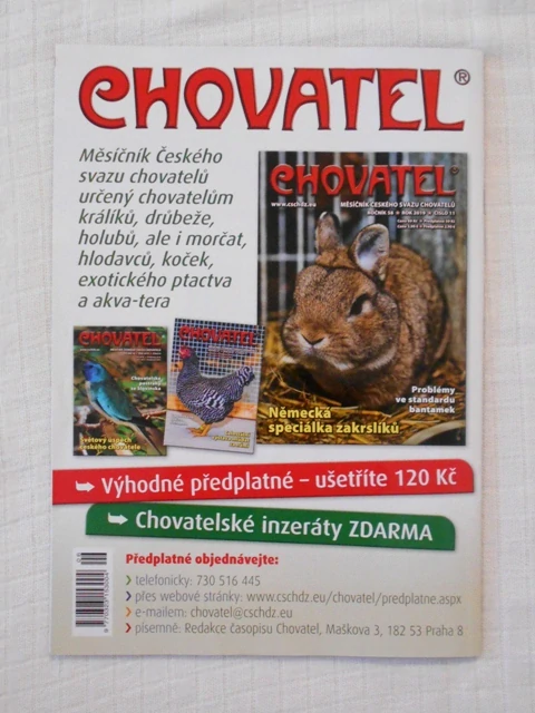 Časopis Chovatel rok 2025 číslo 6