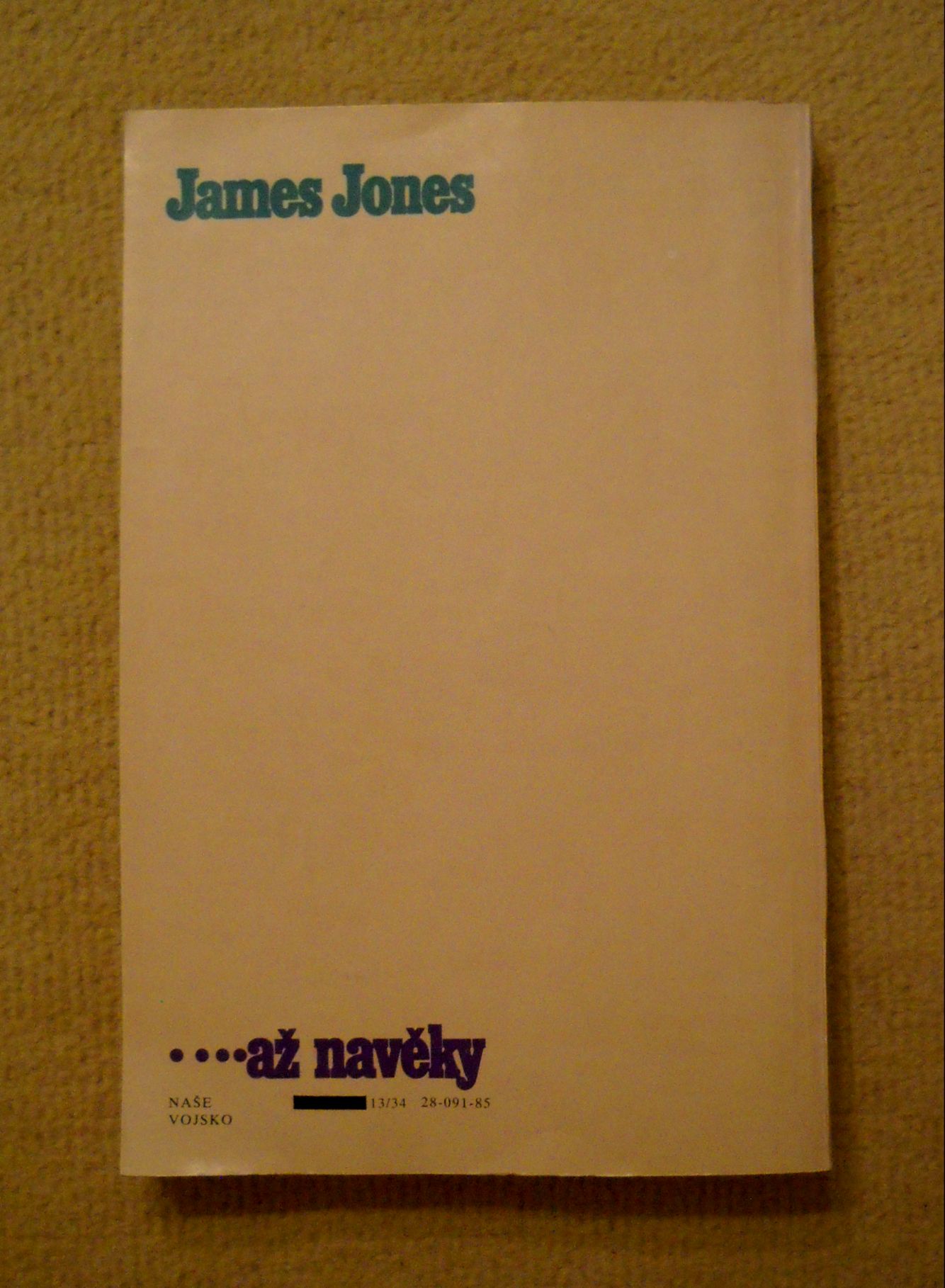 James Jones - ... až navěky - sv. 1 - NV 1985