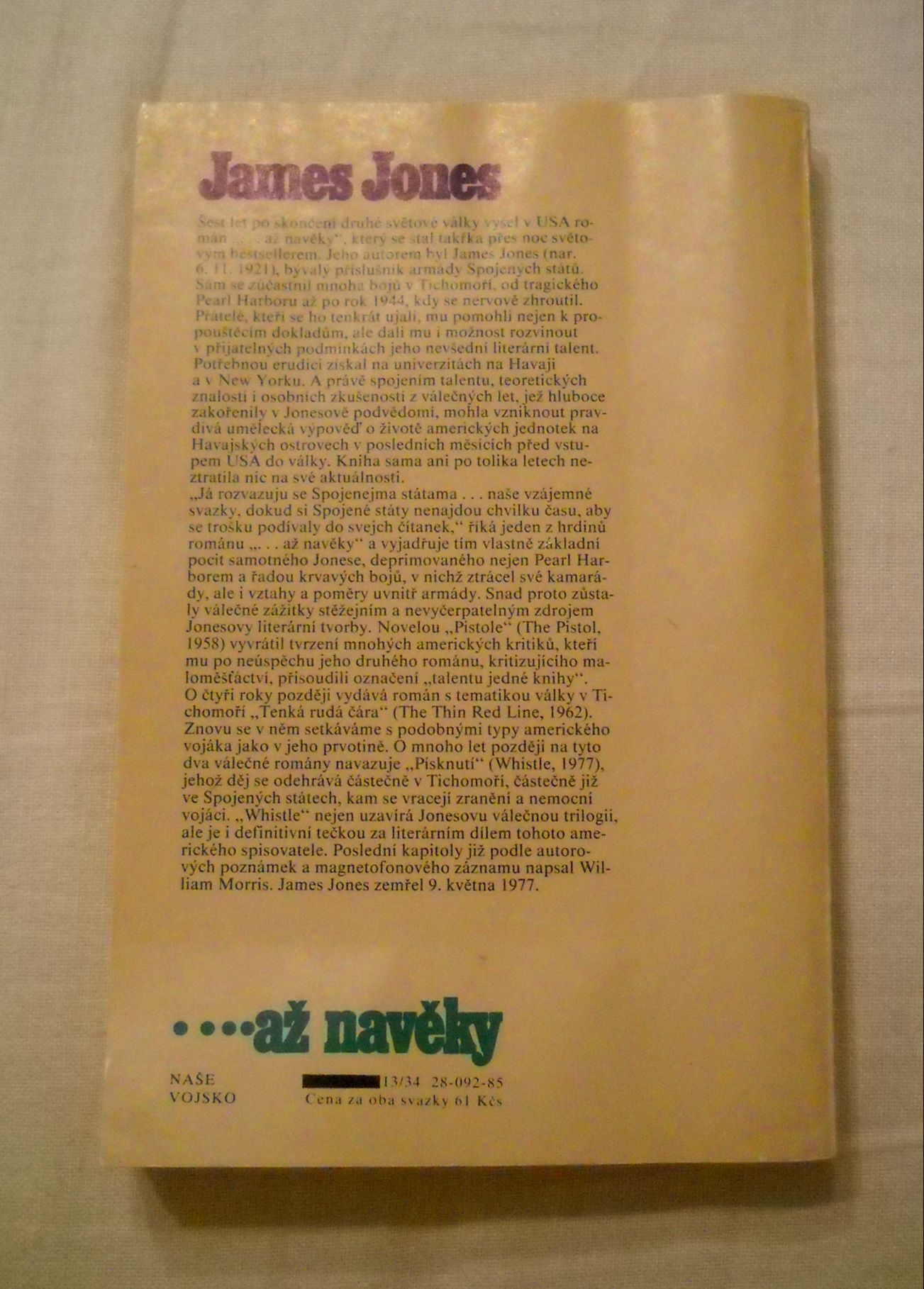 James Jones - ... až navěky - sv. 2 - NV 1985