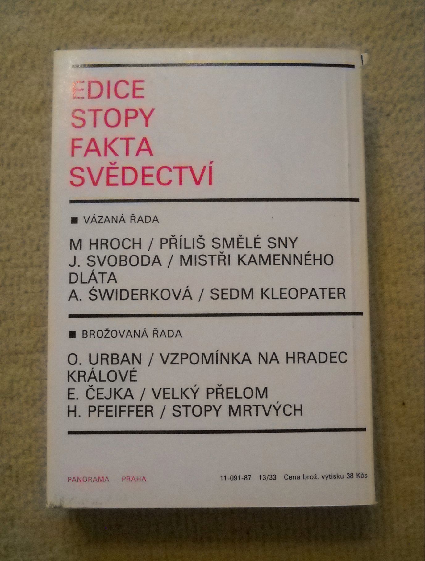 Miloš Hubáček - Ofenzíva v Pacifiku - Panorama 1987
