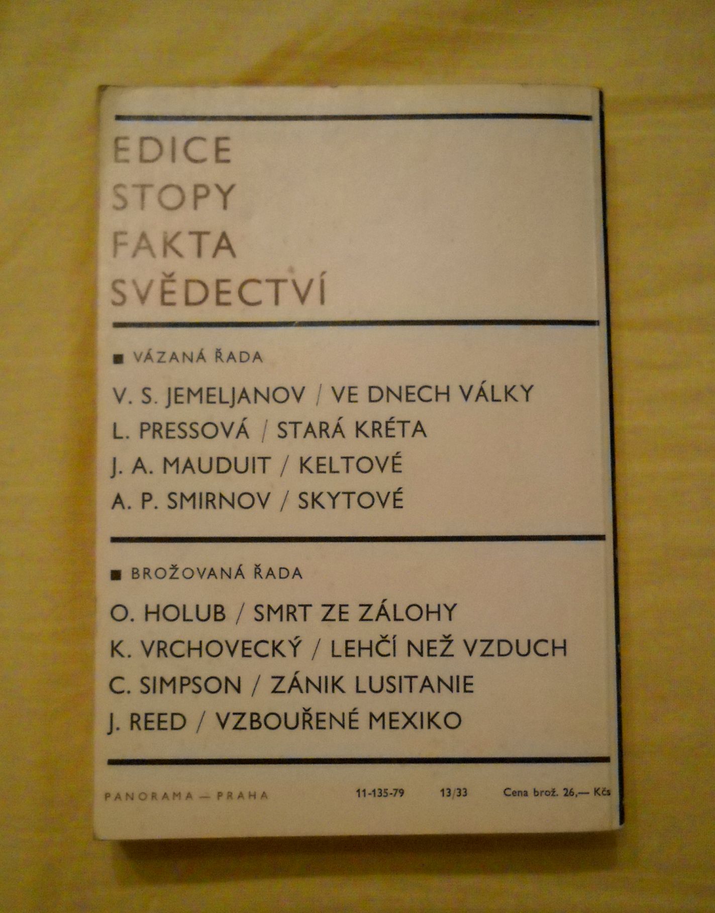 Eduard Čejka - Hrozby a naděje - 1979