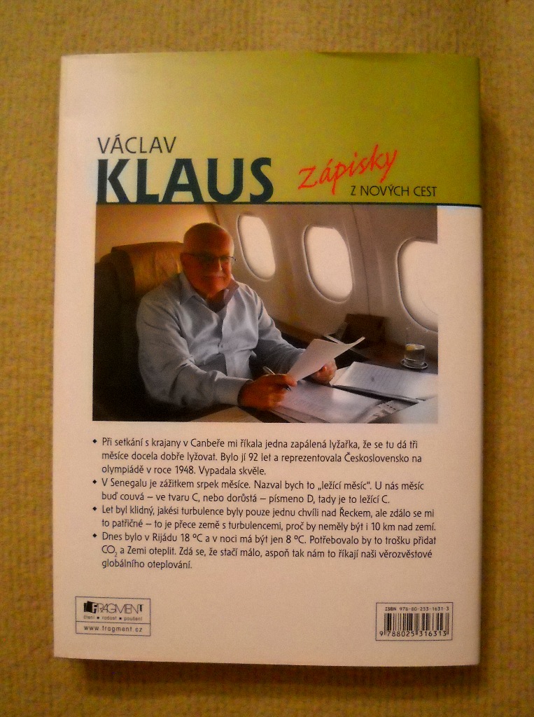 Václav Klaus - Zápisky z nových cest - 2012