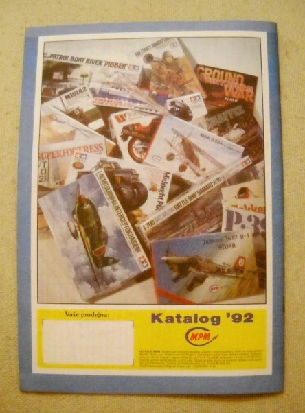 MPM - Katalog 1992 - značkový katalog plastikových modelů