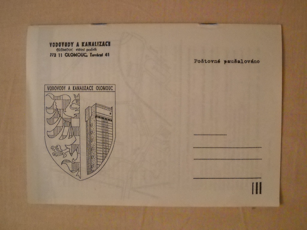 Vodovody a kanalizace Olomouc - Program výstavy Dny nové techniky 1992