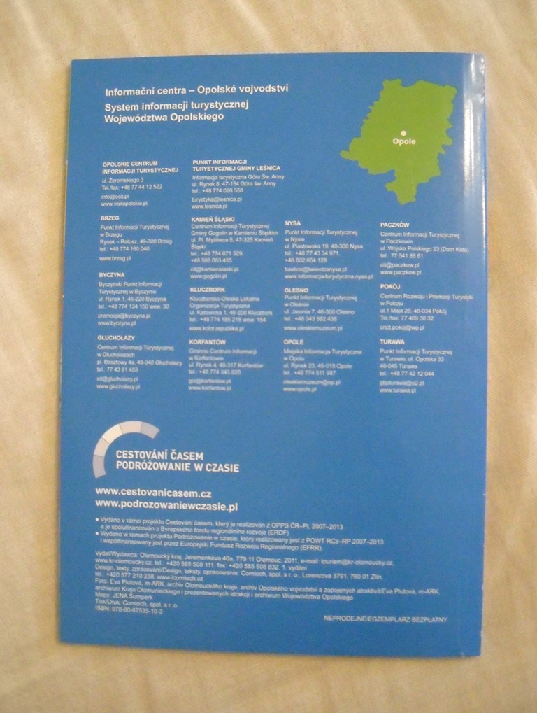 Stezka času / Ścieżka czasu - Cíl 3 Olomouc a Opole - 2011