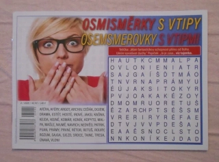 Osmisměrky s vtipy rok 2025 číslo 2 - nevyluštěný