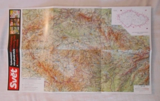 Mapa - Reklamní mapa Česká republika - rok 2008