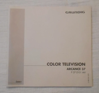 Návod k obsluze televizor Grundig Arcance 37 Color - český a polský
