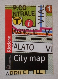 Riccione City map - Provincia di Rimini Edizione 2008