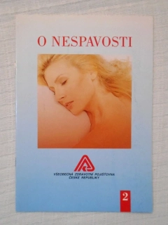 Zdravotnická brožura O nespavosti - 1995