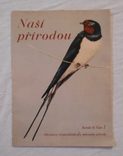Časopis Naší přírodou ročník II. číslo 1 rok 1938