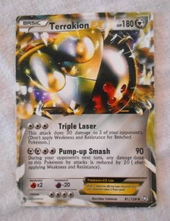 Herní kartička Pokémon Basic Terrakion