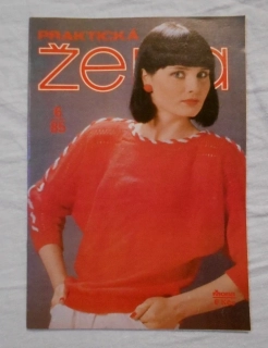 Časopis Praktická žena rok 1985 č. 6 s všitou přílohou