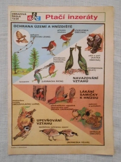 abc - Obrazová škola abc Ptačí inzeráty - 1985