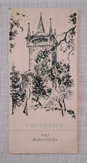 Regionální propagační brožura Chudenice kraj Dobrovského - 1954