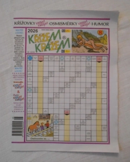 Křížem krážem křížovky osmisměrky humor 2026 8 