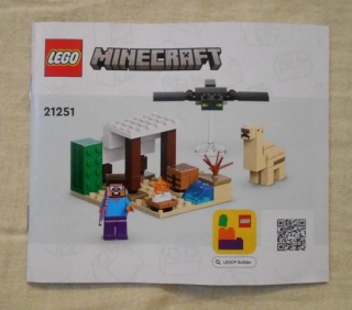 Lego Minecraft 21251 návod - Lego 2024 / JEN NÁVOD /
