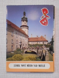 Sada pohlednic Zámek Nové Město nad Metují 10 ks - 1981