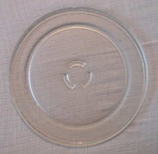 Talíř do mikrovlnné trouby - průměr 32,5 cm nehnaný s výstupky - POUŽITÝ
