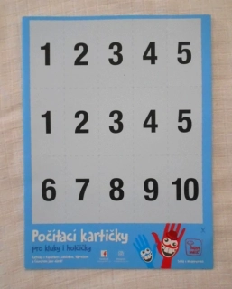 Počítací kartičky pro kluky i holčičky A4 - školní pomůcka