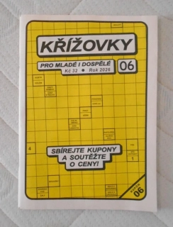 Křížovky pro mladé i dospělé rok 2026 číslo 6