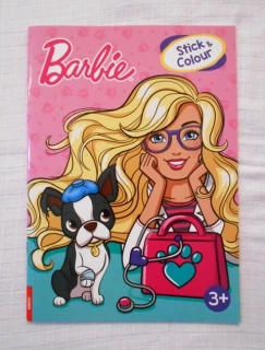 Omalovánky - Barbie Stick & Colour - Ameet 2020