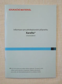 Zdravotnická brožura Informace pro předepisování přípravku Xarelto (rivaroxaban) verze 5 - 2022