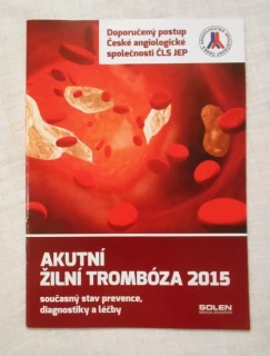 Zdravotnická brožura Akutní žilní trombóza 2015 - Solen 2015