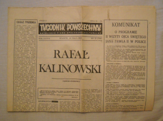 Tygodnik powszechny ročník 37 číslo 21 ( 1769 ) z 22.5.1983