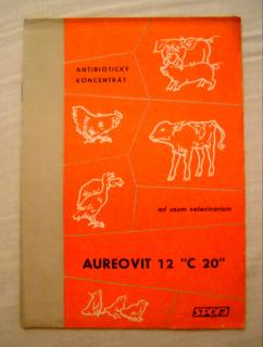 Zemědělský leták Aureovit 12 " C 20 " - 1960