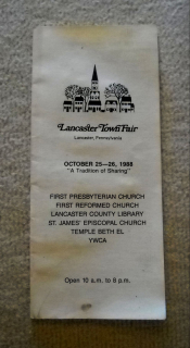 Lancaster TownFair, Pennsylvania - tištěný průvodce v AJ