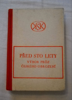 Před sto lety - výbor próz českého obrození - 1948