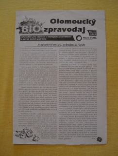 Časopis Olomoucký Biozpravodaj - březen 2005
