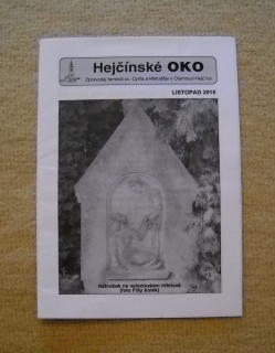 Zpravodaj Hejčínské oko číslo listopad 2015