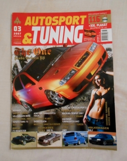 Časopis Autosport & Tuning rok 2007 číslo 3 březen - bez plakátu a CD
