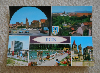 Pohlednice Jičín - barevná nepoužitá