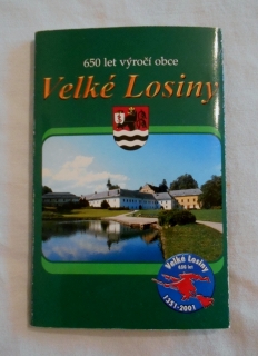Místopisné leporelo Velké Losiny 650 let - 2001