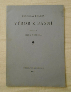 Miroslav Krleža - Výbor z básní - 1937