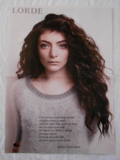 Lorde - barevný plakát - poster